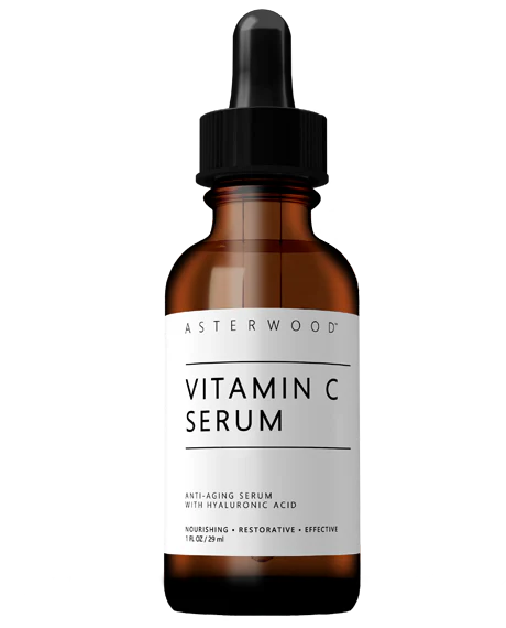 Asterwood Vitamin C Face Serum - with Hyaluronic Acid - Advanced Skin Care